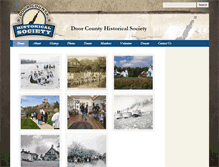 Tablet Screenshot of doorcountyhistoricalsociety.org